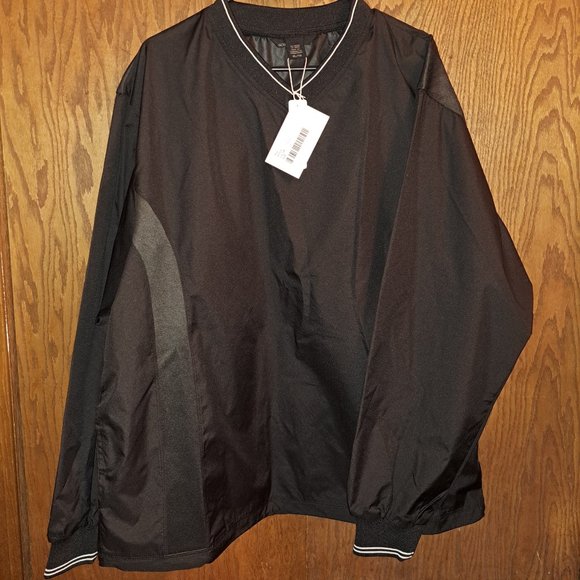 North End Other - North End 88132 Men's Golf Unlined V-neck Wind Shirt/Windbreaker NWT,XL,Black